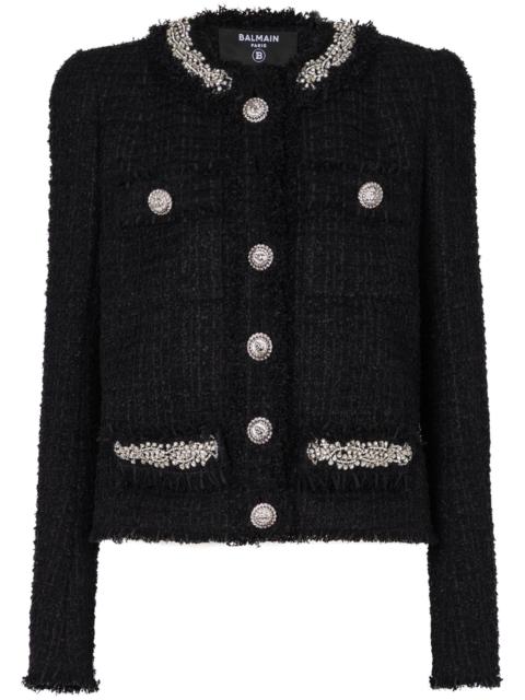 Balmain Embroidered Tweed Jacket