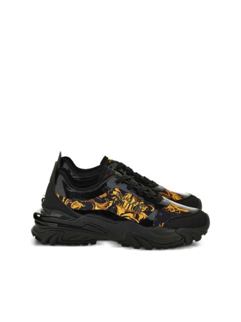 VERSACE JEANS COUTURE baroque-print trainers