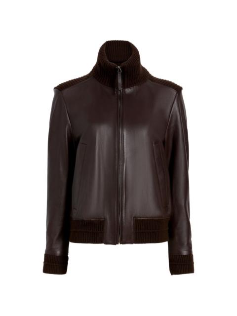 Proenza Schouler Elenora panelled leather jacket