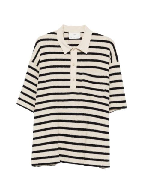 Song for the Mute striped-pattern polo shirt