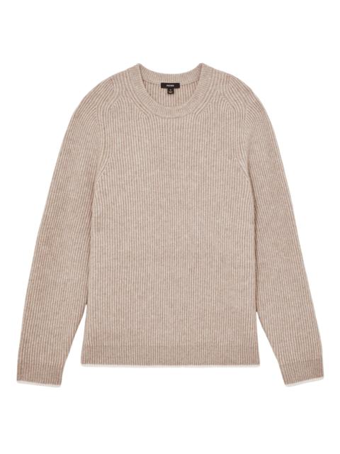 REISS Men's Crammond Brushed Wool-Blend Sweater - Oatmeal Brown