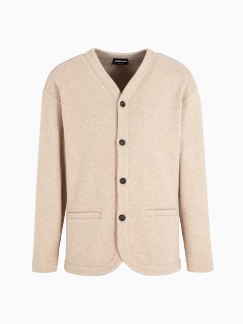 GIORGIO ARMANI Cashmere-blend cardigan