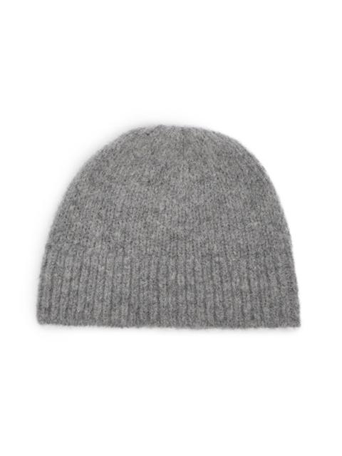 Dries Van Noten Men's Moss Alpaca-Wool Beanie - Mid Grey