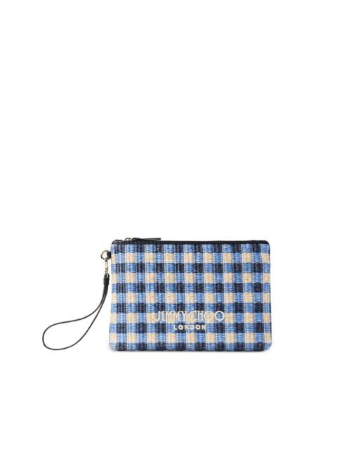 JIMMY CHOO zipped flat pouch