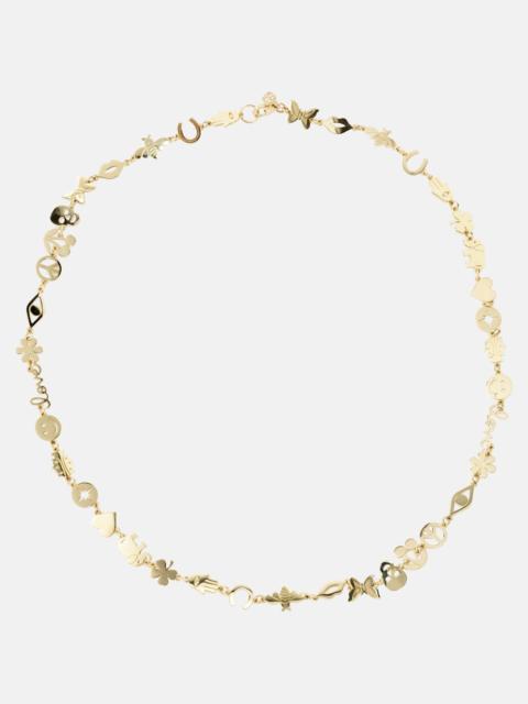 SYDNEY EVAN Pure Tiny 14kt gold necklace