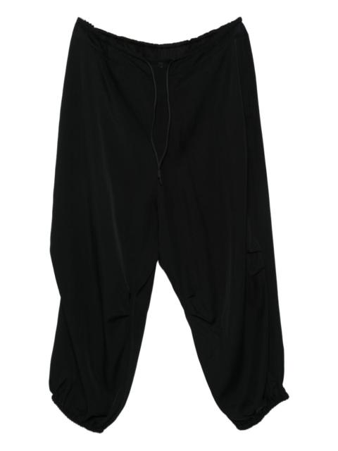 Y-3 drawstring elasticated track pants