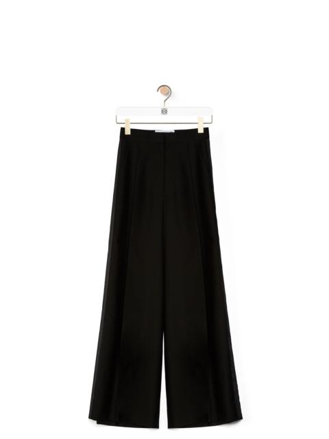 Loewe High waisted tuxedo trousers in wool