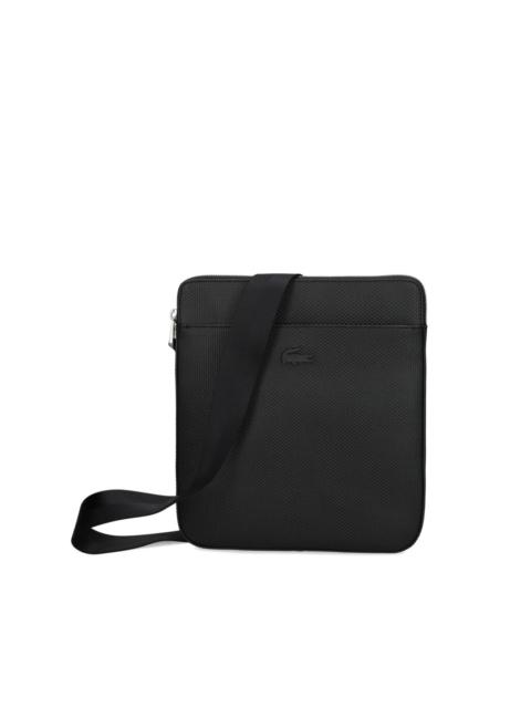 LACOSTE zip-up piqué bag
