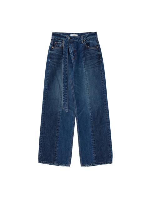 MOUSSY VINTAGE Tioga Belt Design Straight Jean
