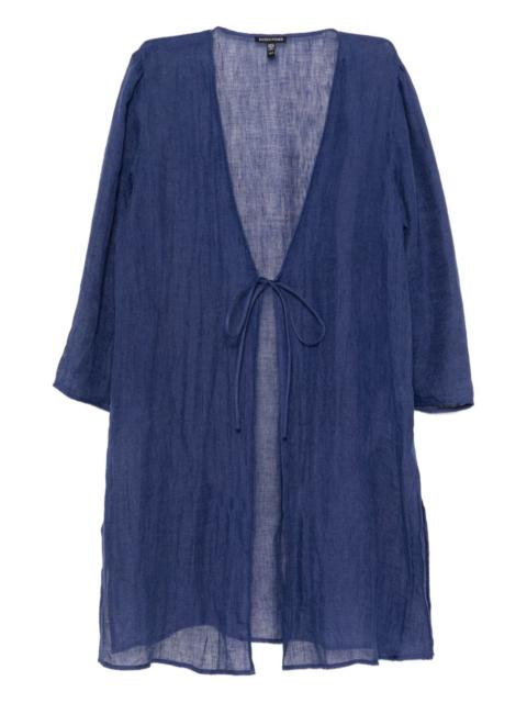 EILEEN FISHER linen coat