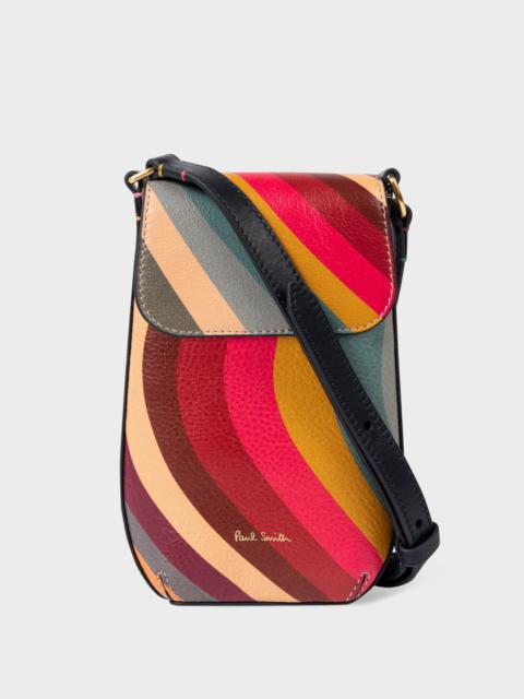 Paul Smith Leather 'Swirl' Phone Pouch