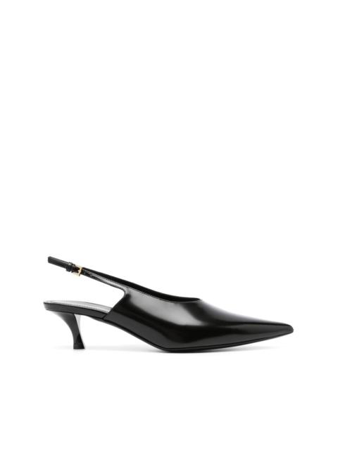 55mm leather pumps