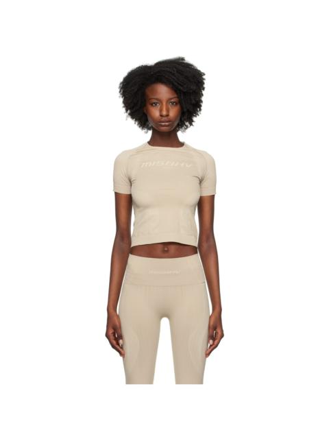 Beige Breathable Top