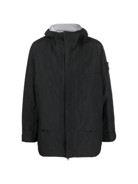 Stone Island Shadow Project logo-patch sleeve detail jacket