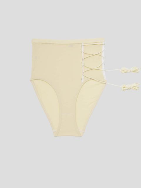 BASERANGE Tie Pants - Fine Organic Cotton Rib