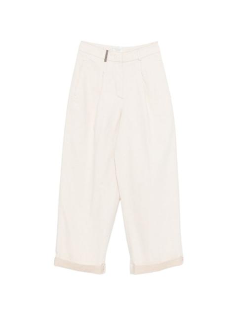 PESERICO cuffed trousers