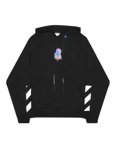 Off-White Thermo Double Sleeve Hoodie 'Black'