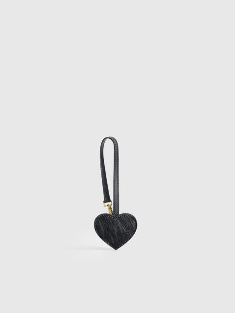 ATP ATELIER Venosta Black Pony/Leather Key chain