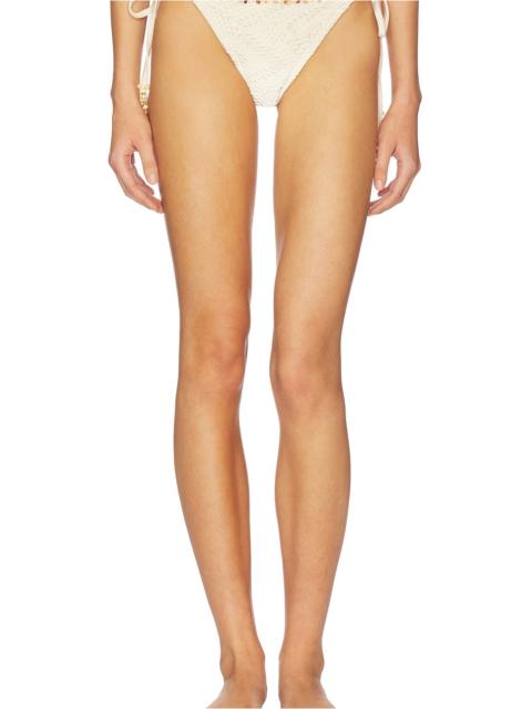 PatBO x Camila Coelho Side Tie Bikini Bottom