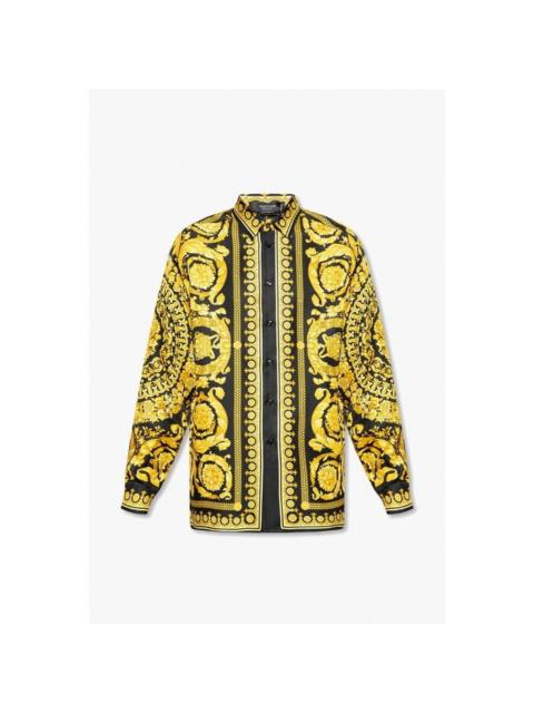 VERSACE VERSACE Multicolor Silk Shirt New & Authentic (Men's size:XX