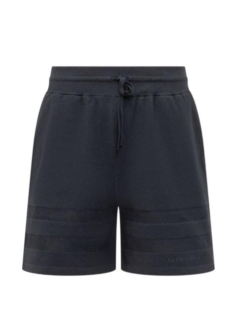 Givenchy drawstring striped shorts