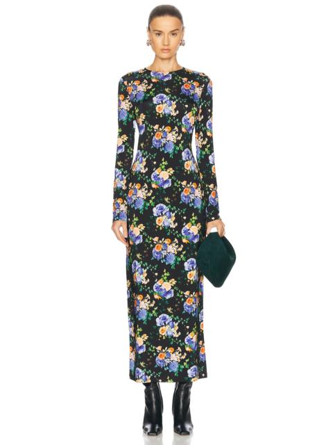 rabanne Long Sleeve Maxi Dress