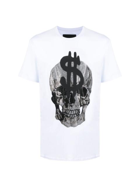 PHILIPP PLEIN Skull-print crew-neck T-shirt
