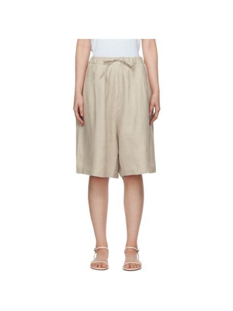 CORDERA Beige Maxi Shorts