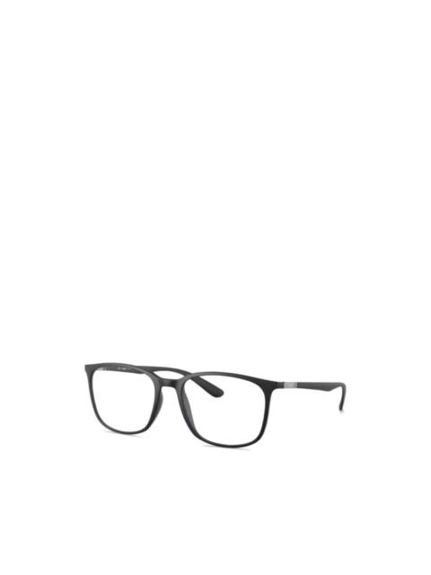 Ray-Ban matte square-frames glasses