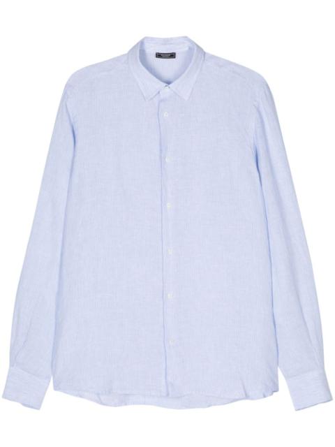 PESERICO striped linen shirt