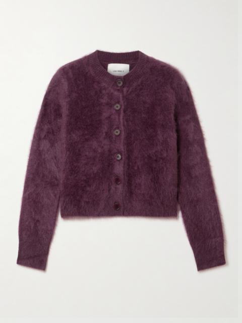 LISA YANG Azalea Brushed-cashmere Cardigan