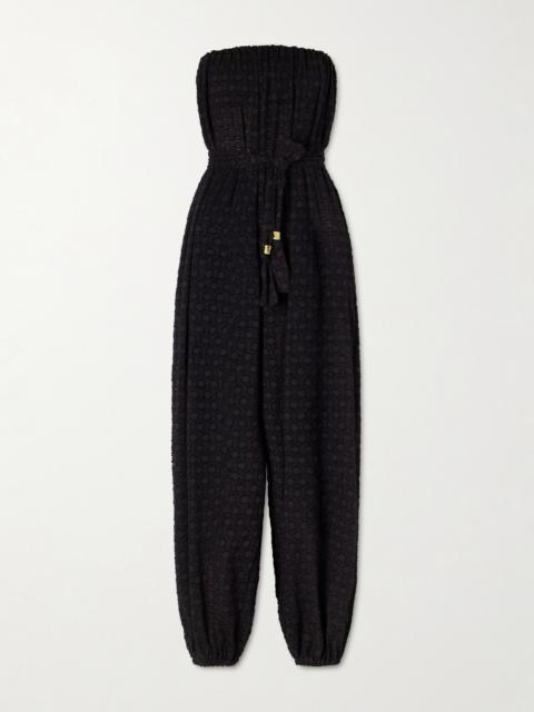 ERES Silk And Cotton-blend Jacquard Jumpsuit