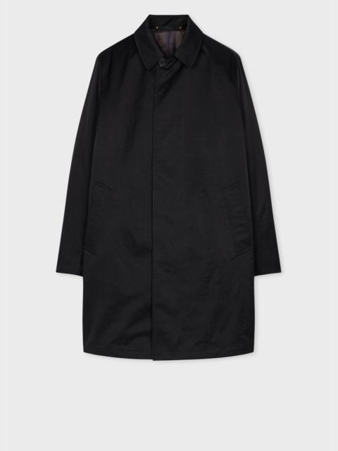 Paul Smith Black Recycled Nylon-Blend Mac
