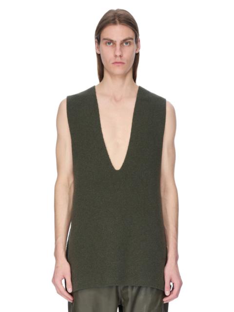 Rick Owens V-neck sleeveless knitwear