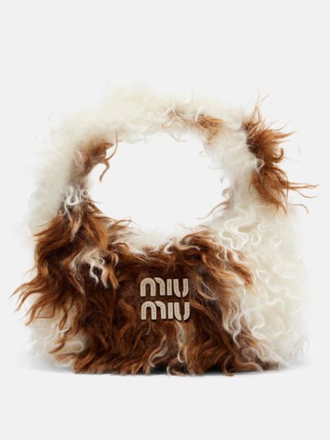 Miu Miu Wander cow-print shoulder bag