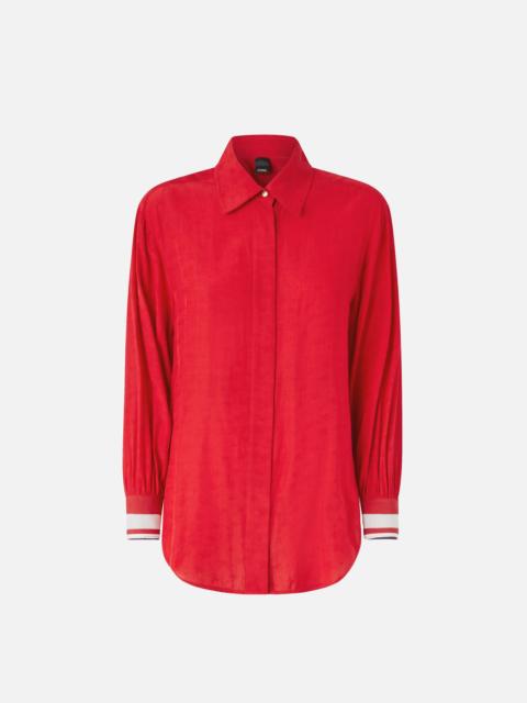 PINKO CLASSIC VISCOSE JACQUARD SHIRT