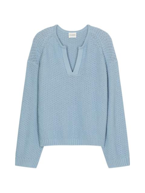 CLOSED V-neck long-sleeve sweater
