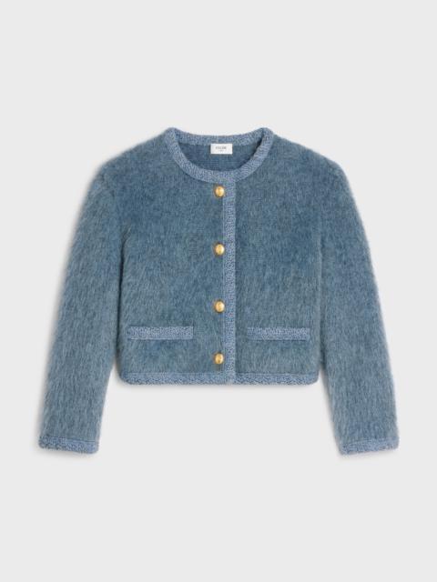 CELINE Cardigan in brushed mohair