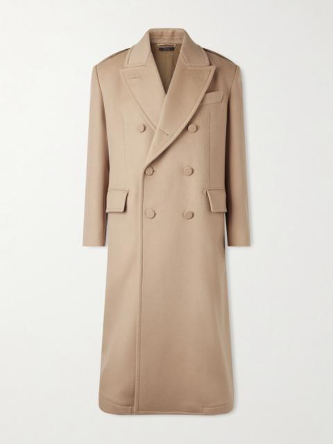 TOM FORD Double-Breasted Wool and Cashmere-Blend Coat
