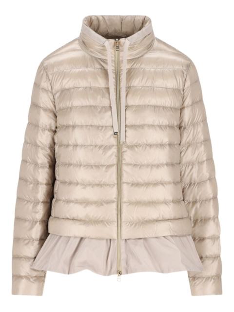 Herno quilted ruffled jacket