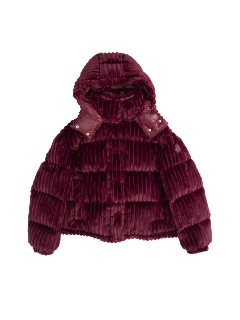 Moncler Daos Cowneck Corduroy Jacket 'Burgundy'