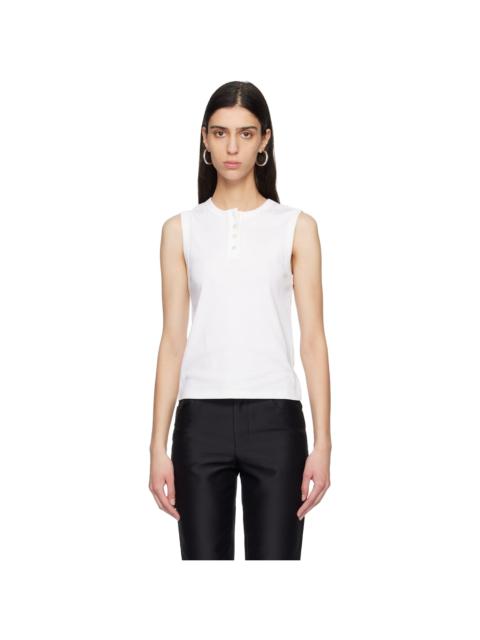 FLORE FLORE White Jess Tank Top