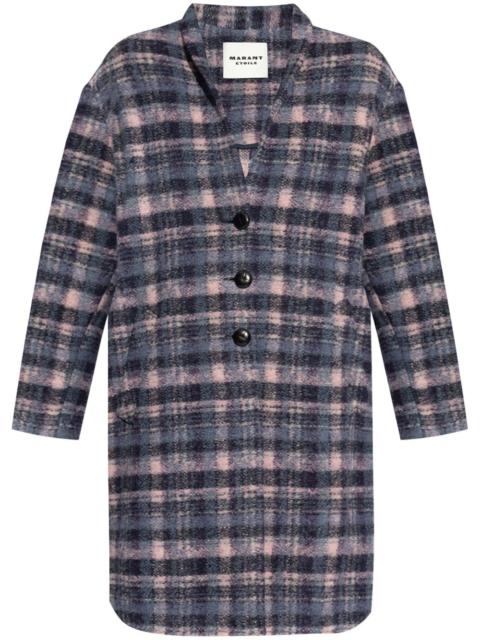 Isabel Marant Étoile Gabriel checked coat