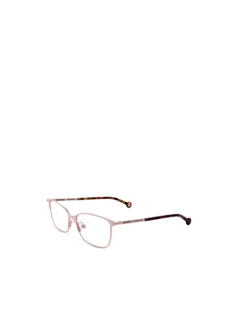 CAROLINA HERRERA glitter-effect geometric-frame glasses