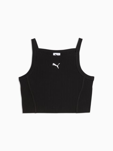PUMA PUMA Essentials Women's Ribbed Crop Top