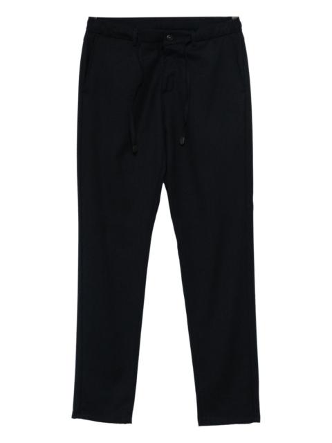 Canali drawstring trousers