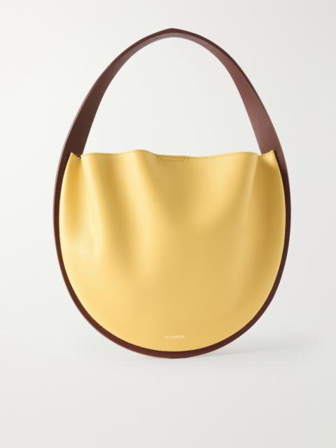 Jil Sander Pivot Hobo Leather Shoulder Bag