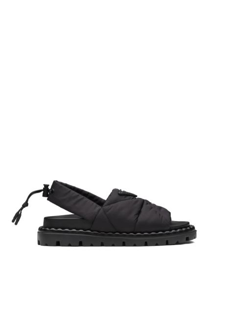 Prada Padded nylon sandals
