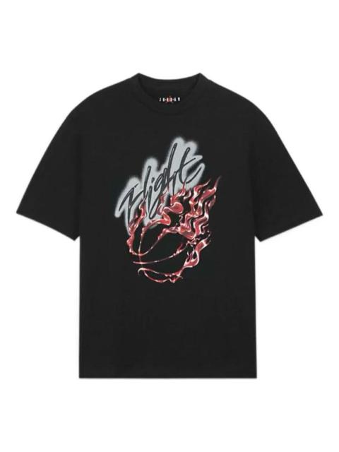 Jordan Air Jordan x Travis Scott Flight Graphic T-shirt Asia Sizing 'Black' DO4102-010