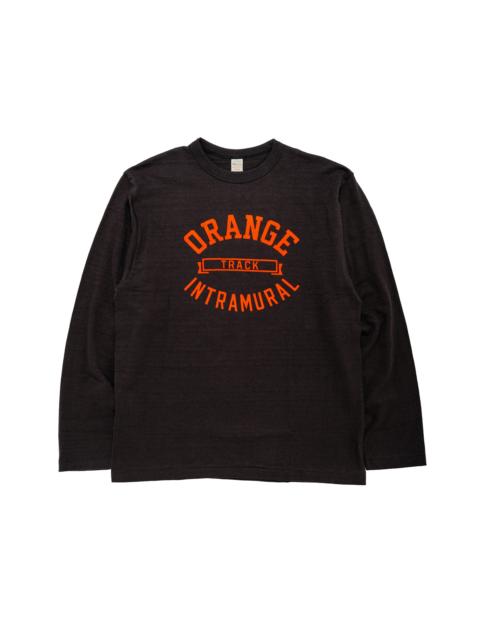 Warehouse & Co. Lot. 5906 Long Sleeve Crew Neck T-Shirt Orange Sumikuro